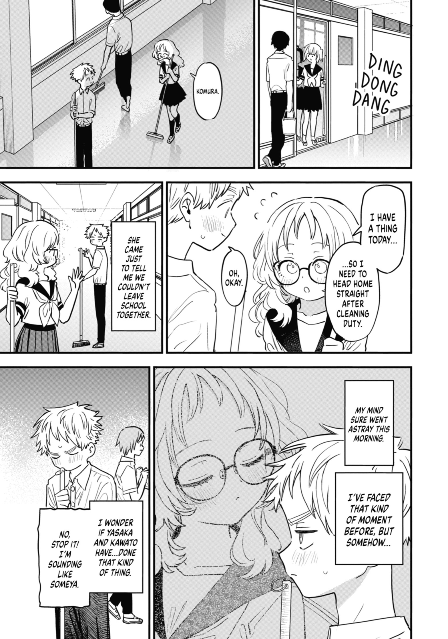 Suki na Ko ga Megane wo Wasureta, Chapter 82 image 09